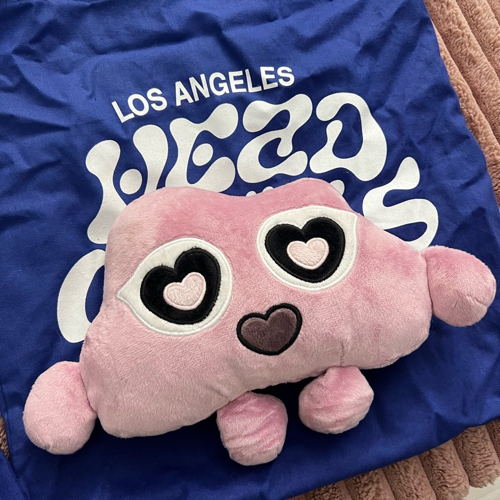 Head in the cloud plush and bag